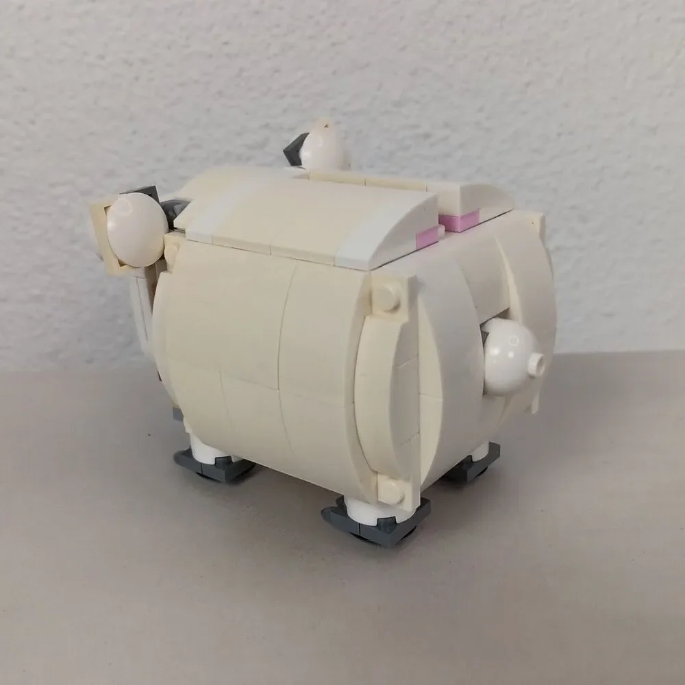 Lego Mini Coin Bank Incomplete Replacement Loose Bricks White Bear